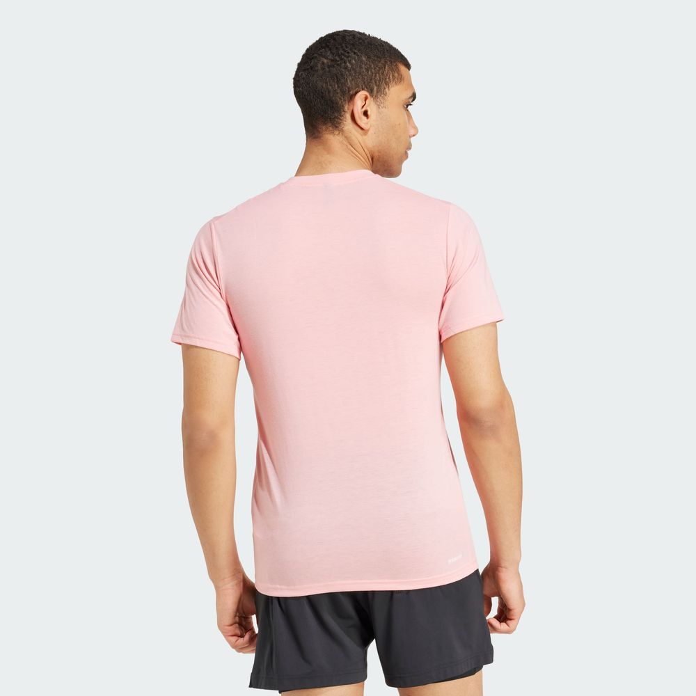 Foto 6 pulgar | Playera Deportiva Train Essentials Feelready Logo Adidas Rosa Hombre