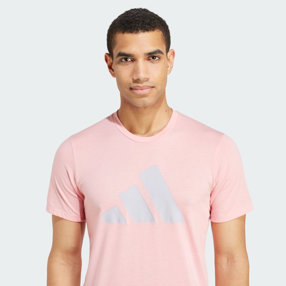 Foto 8 pulgar | Playera Deportiva Train Essentials Feelready Logo Adidas Rosa Hombre