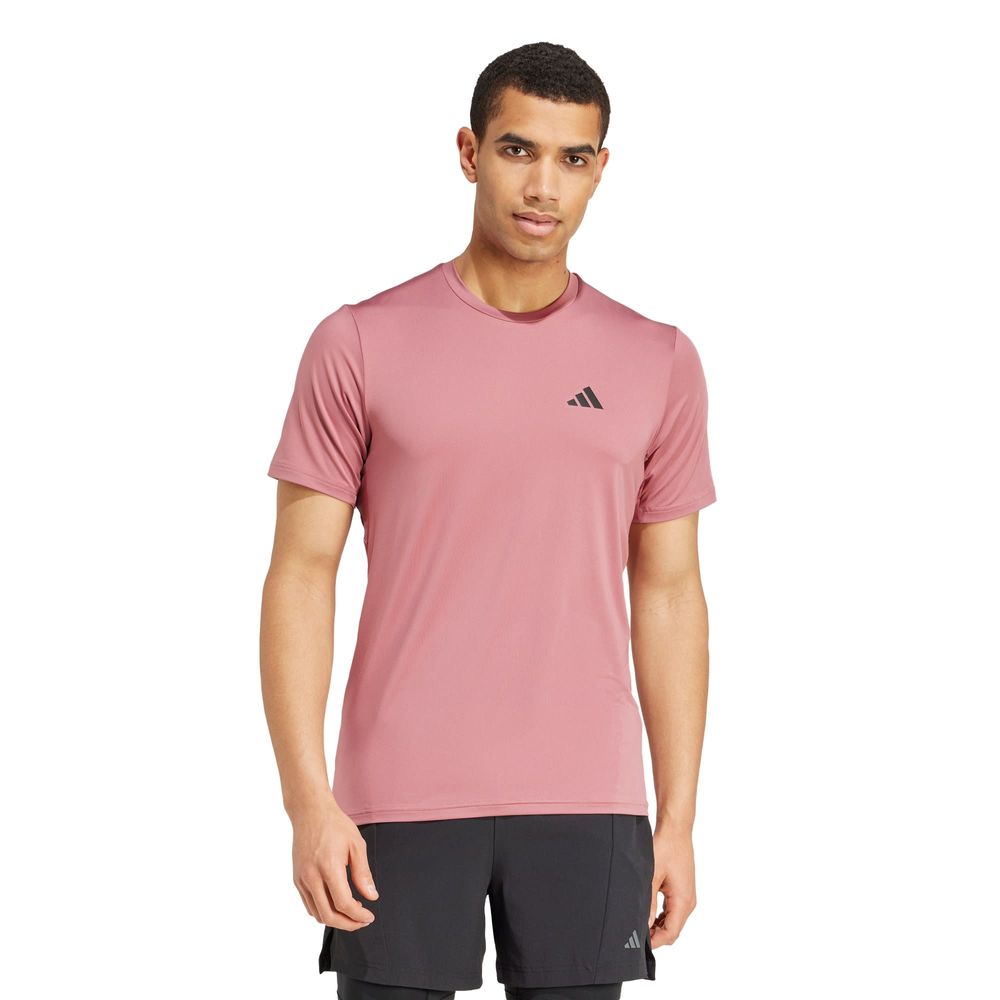 Foto 2 | Playera De Entrenamiento Train Essentials Elástica Adidas Rojo Hombre