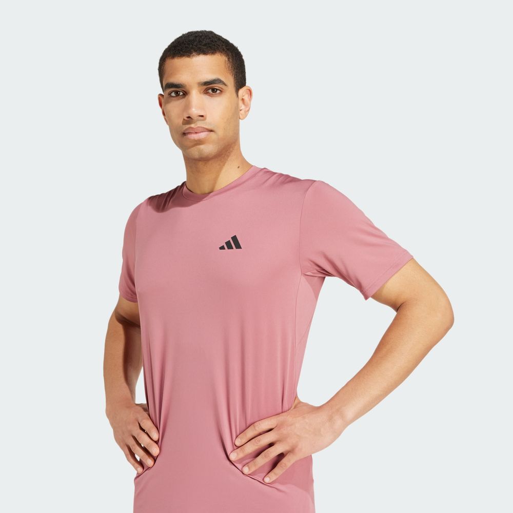 Foto 7 | Playera De Entrenamiento Train Essentials Elástica Adidas Rojo Hombre
