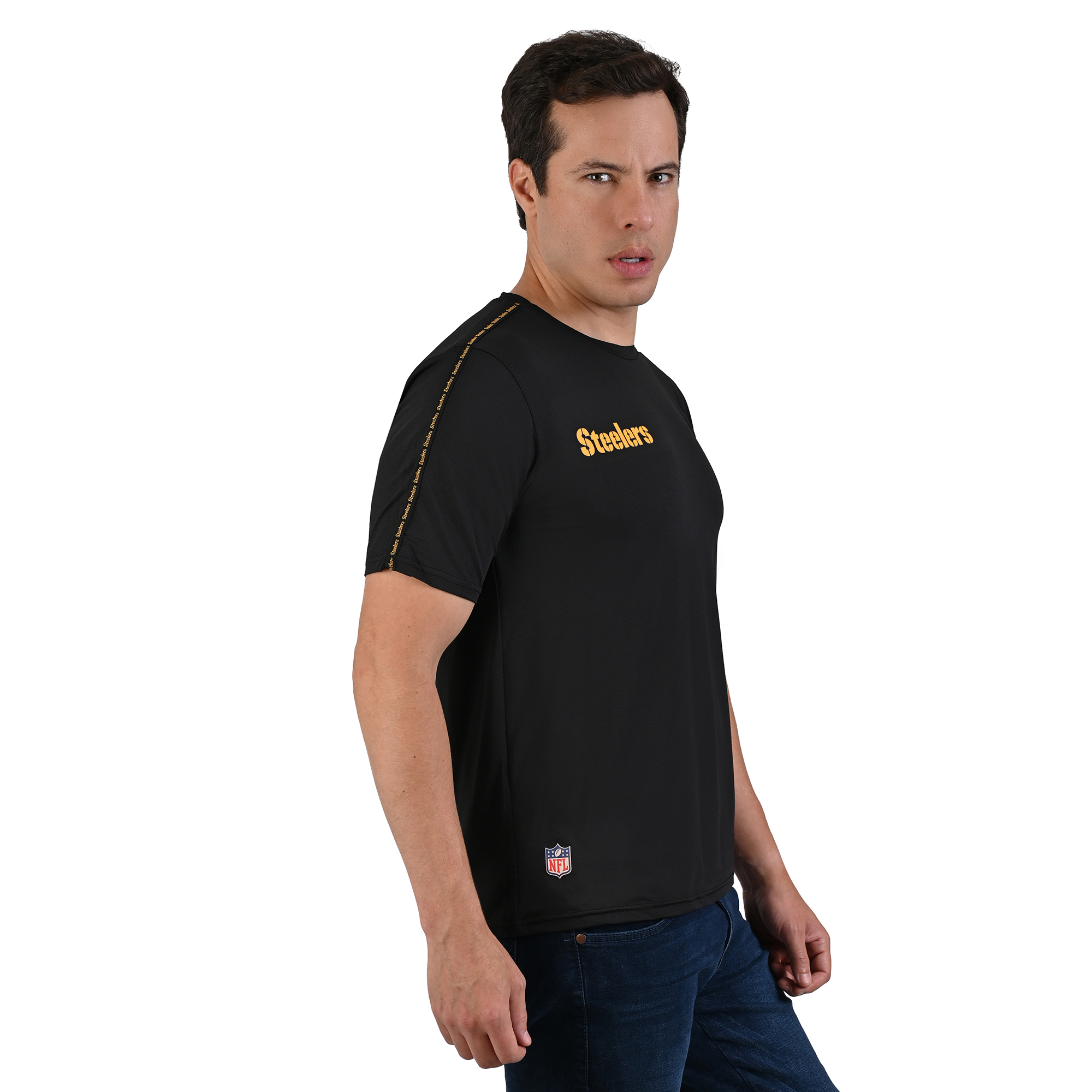 Foto 4 pulgar | Playera Training Nfl Para Caballero Pittsburgh Steelers 100% Original.