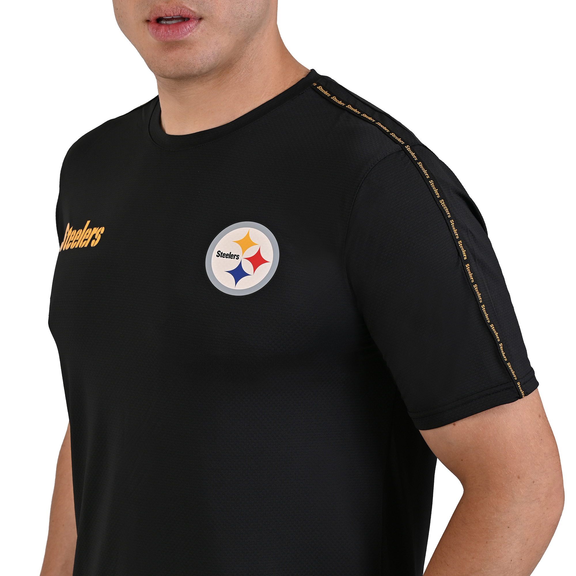 Foto 5 pulgar | Playera Training Nfl Para Caballero Pittsburgh Steelers 100% Original.