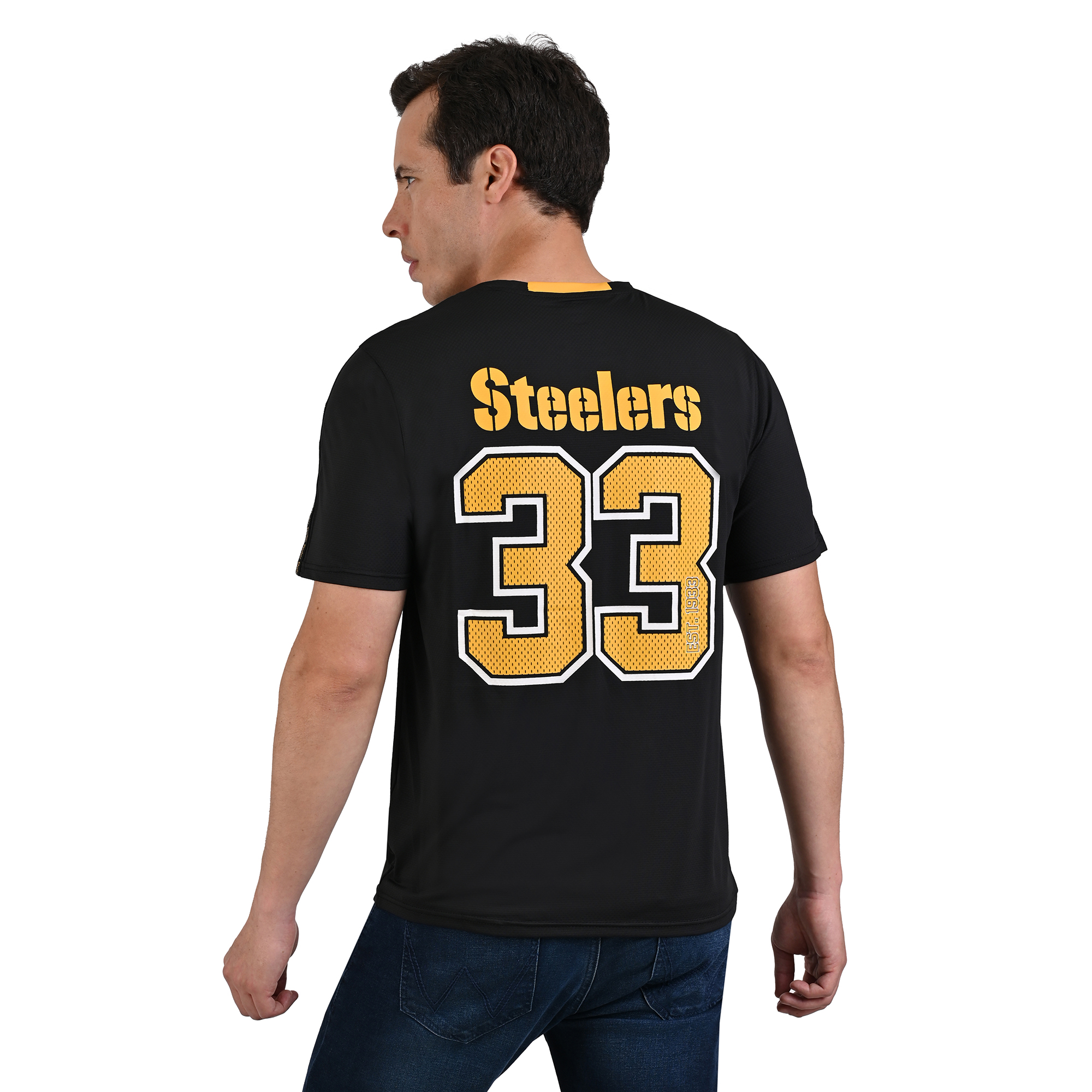 Foto 6 pulgar | Playera Training Nfl Para Caballero Pittsburgh Steelers 100% Original.