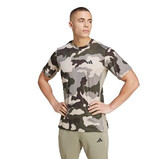 Foto 2 | Playera Train Essentials Camo Estampada Adidas Verde Hombre