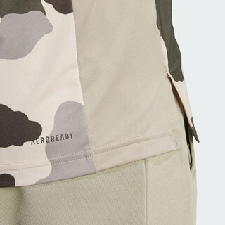 Foto 7 | Playera Train Essentials Camo Estampada Adidas Verde Hombre