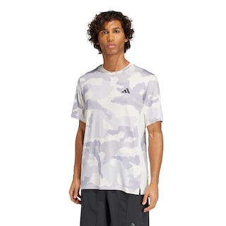 Foto 2 | Playera Train Essentials Camo Estampada Adidas Blanco Hombre