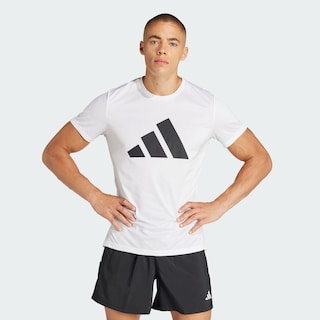 Foto 4 | Playera Run It Adidas Blanco Hombre