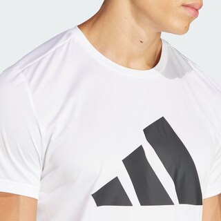 Foto 7 | Playera Run It Adidas Blanco Hombre