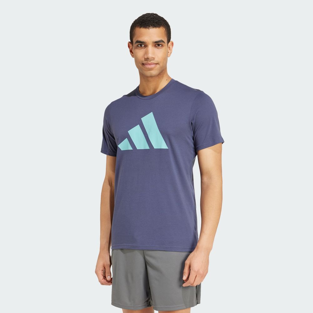 Foto 5 pulgar | Playera Deportiva Train Essentials Feelready Logo Adidas Azul Hombre