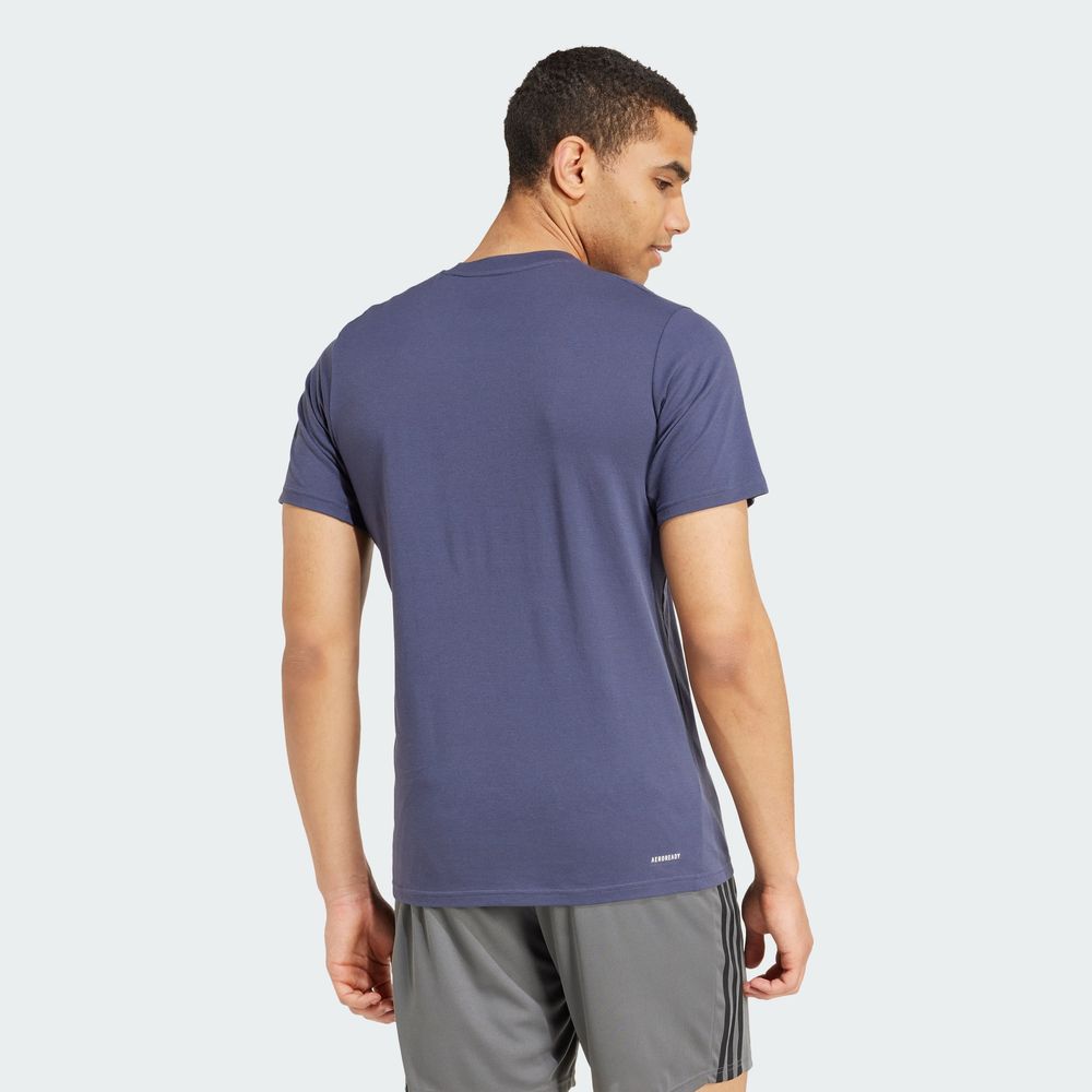 Foto 6 pulgar | Playera Deportiva Train Essentials Feelready Logo Adidas Azul Hombre