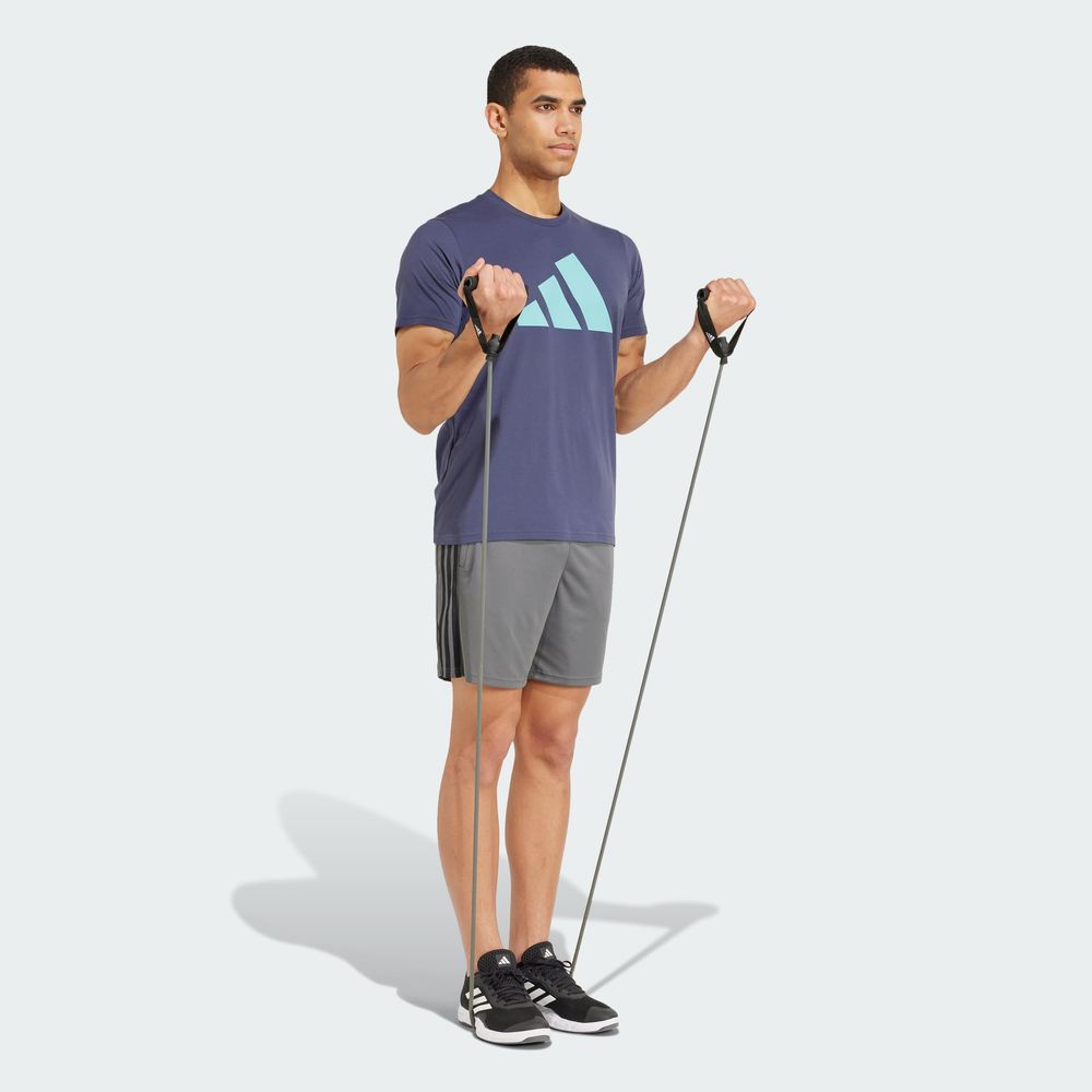 Foto 7 pulgar | Playera Deportiva Train Essentials Feelready Logo Adidas Azul Hombre