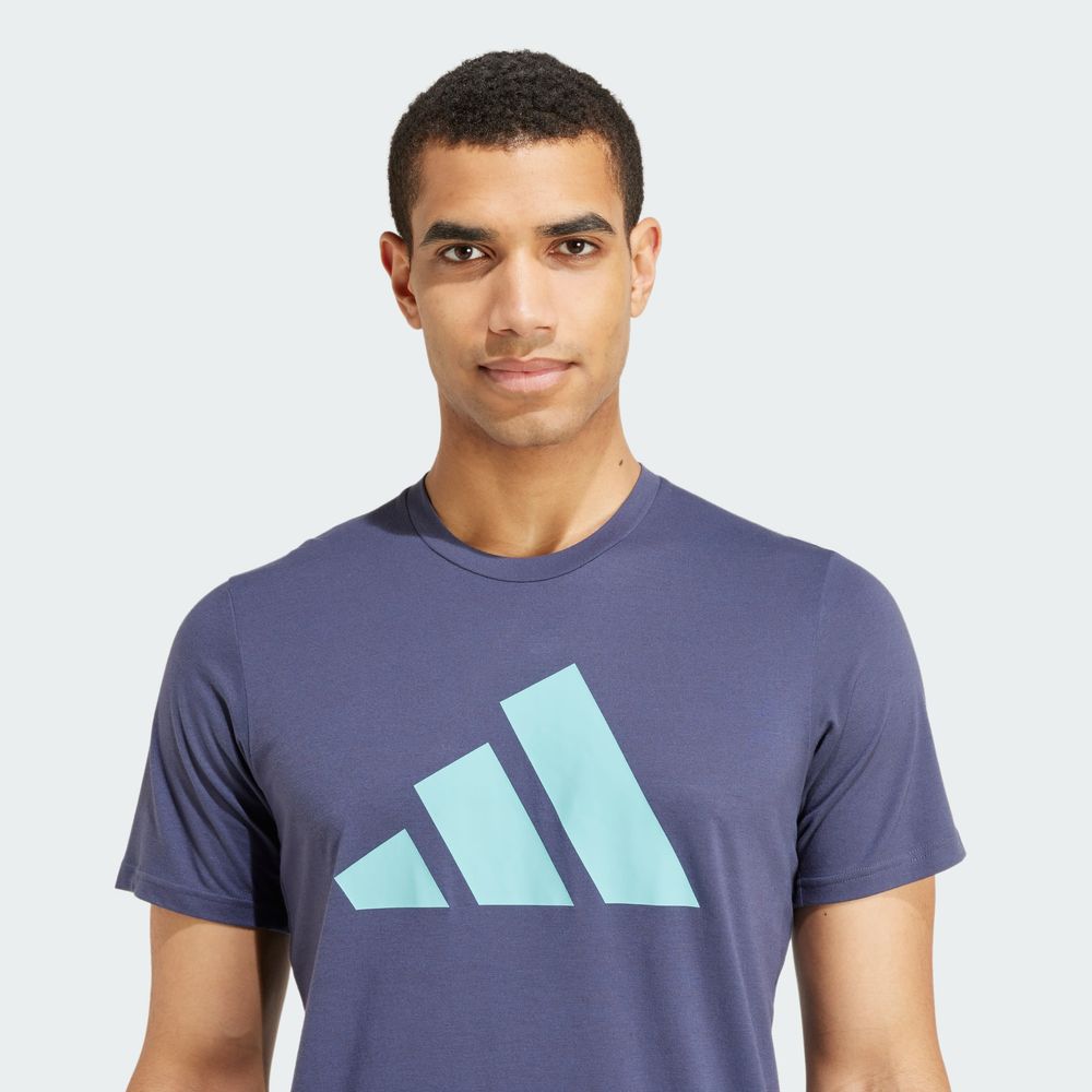 Foto 8 pulgar | Playera Deportiva Train Essentials Feelready Logo Adidas Azul Hombre