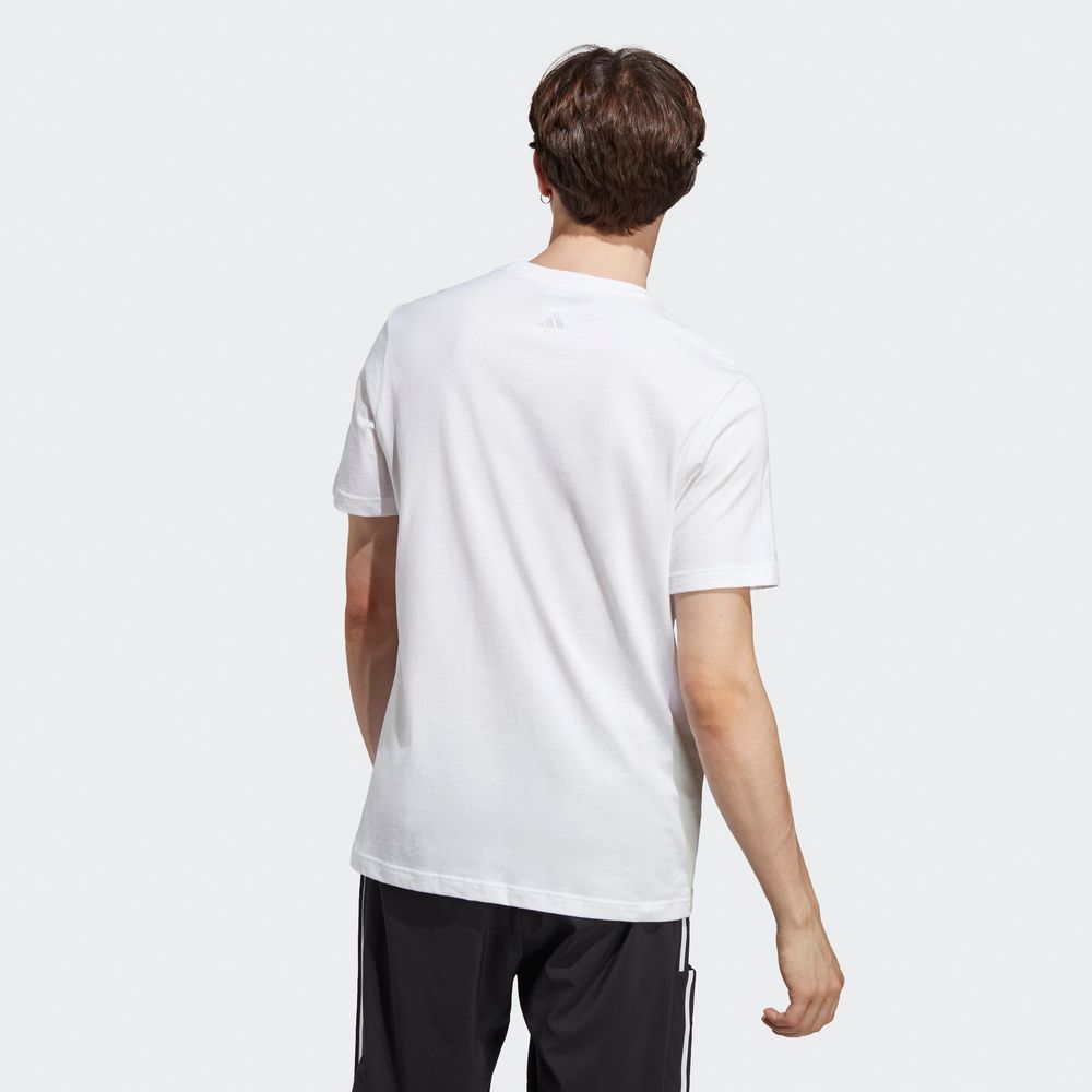 Foto 6 pulgar | Playera Adidas Essentials Jersey Blanco para Hombre