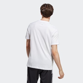 Foto 5 | Playera Adidas Essentials Jersey Blanco para Hombre