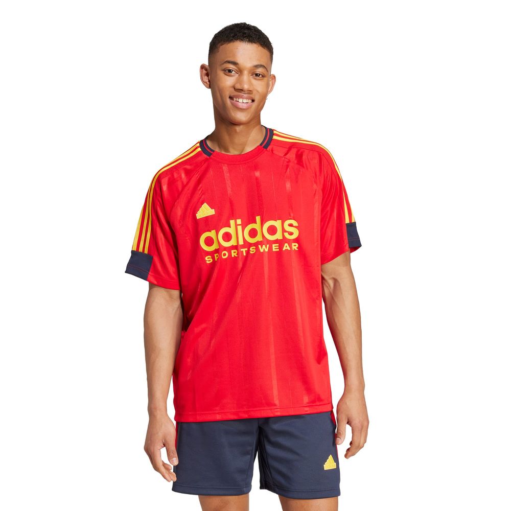 Foto 2 | Playera House Of Tiro Nations Pack Adidas Rojo Hombre