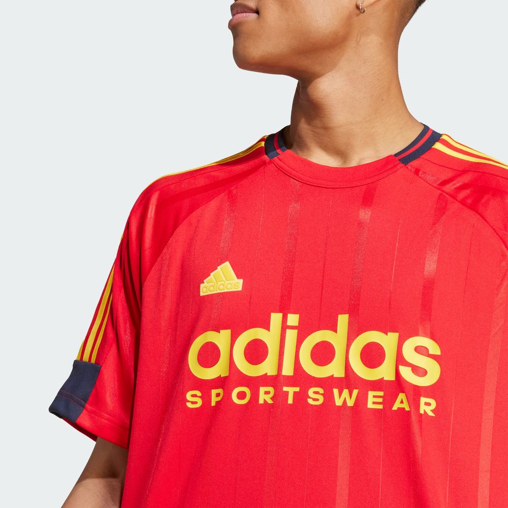 Foto 7 pulgar | Playera House Of Tiro Nations Pack Adidas Rojo Hombre