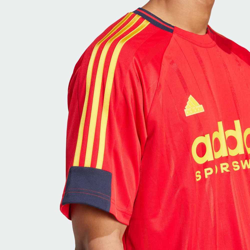 Foto 8 pulgar | Playera House Of Tiro Nations Pack Adidas Rojo Hombre