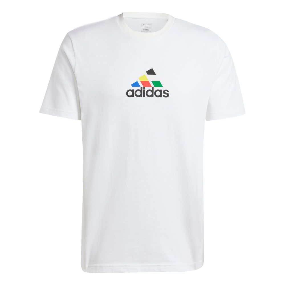 Foto 2 pulgar | Playera House Of Tiro Nations Estampada Adidas Blanco Hombre