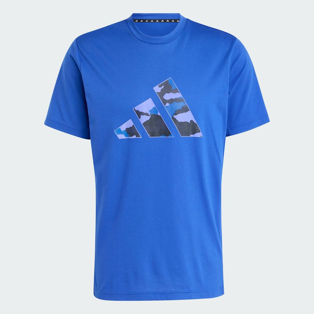 Foto 4 pulgar | Playera Adidas Azul para Hombre