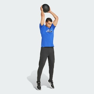 Foto 6 | Playera Adidas Azul para Hombre