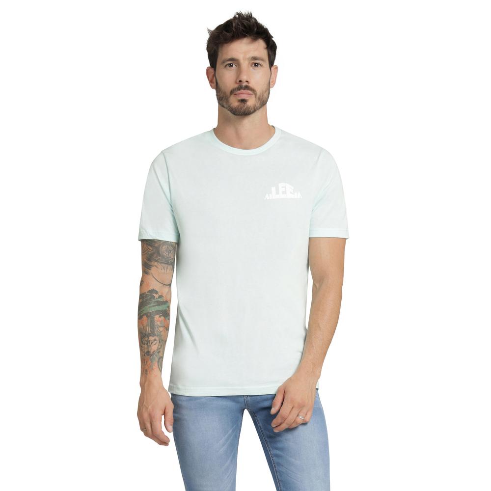 Foto 2 pulgar | Playera Hombre Lee Regular Fit 194 Verde