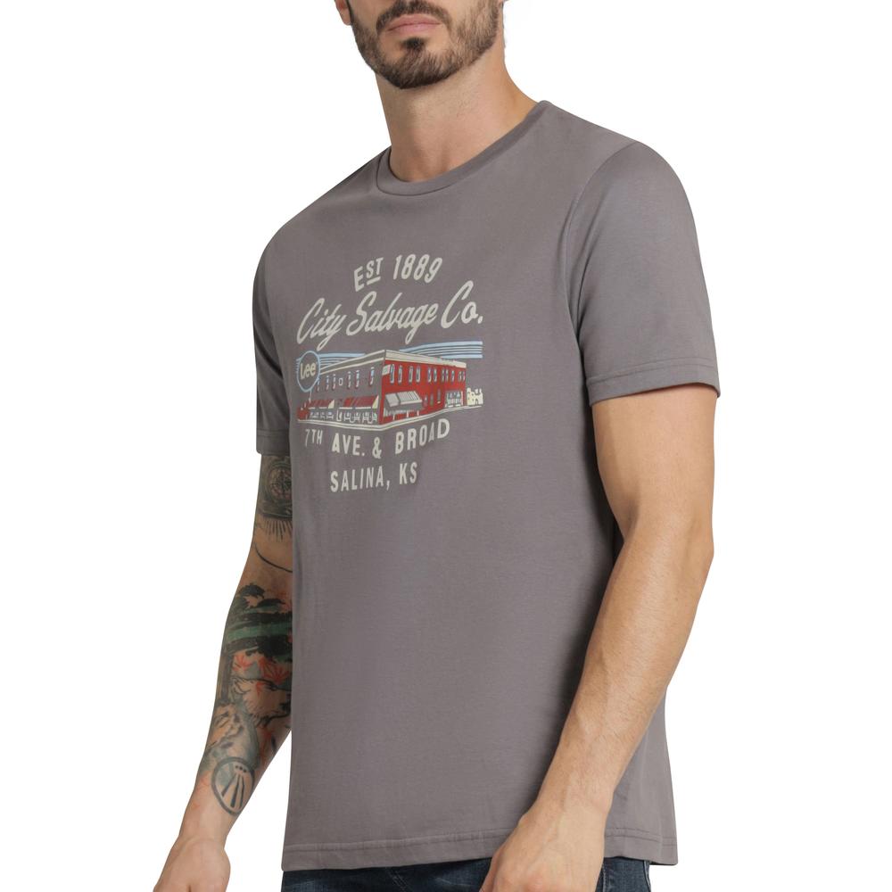 Foto 6 pulgar | Playera Hombre Lee Regular Fit 245 Gris