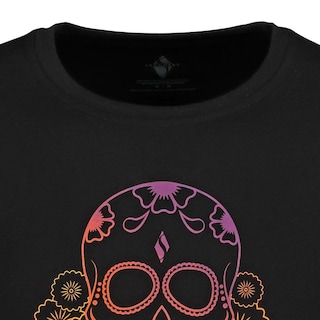Foto 3 | Playera Skechers Dia De Muertos Skechers 3aug001blk Unisex Casual Negro