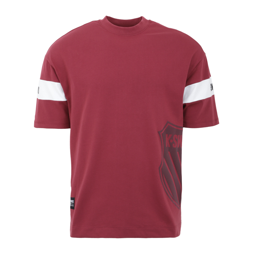 Foto 2 pulgar | Playera K-swiss Mts-19 Para Hombre Color Vino