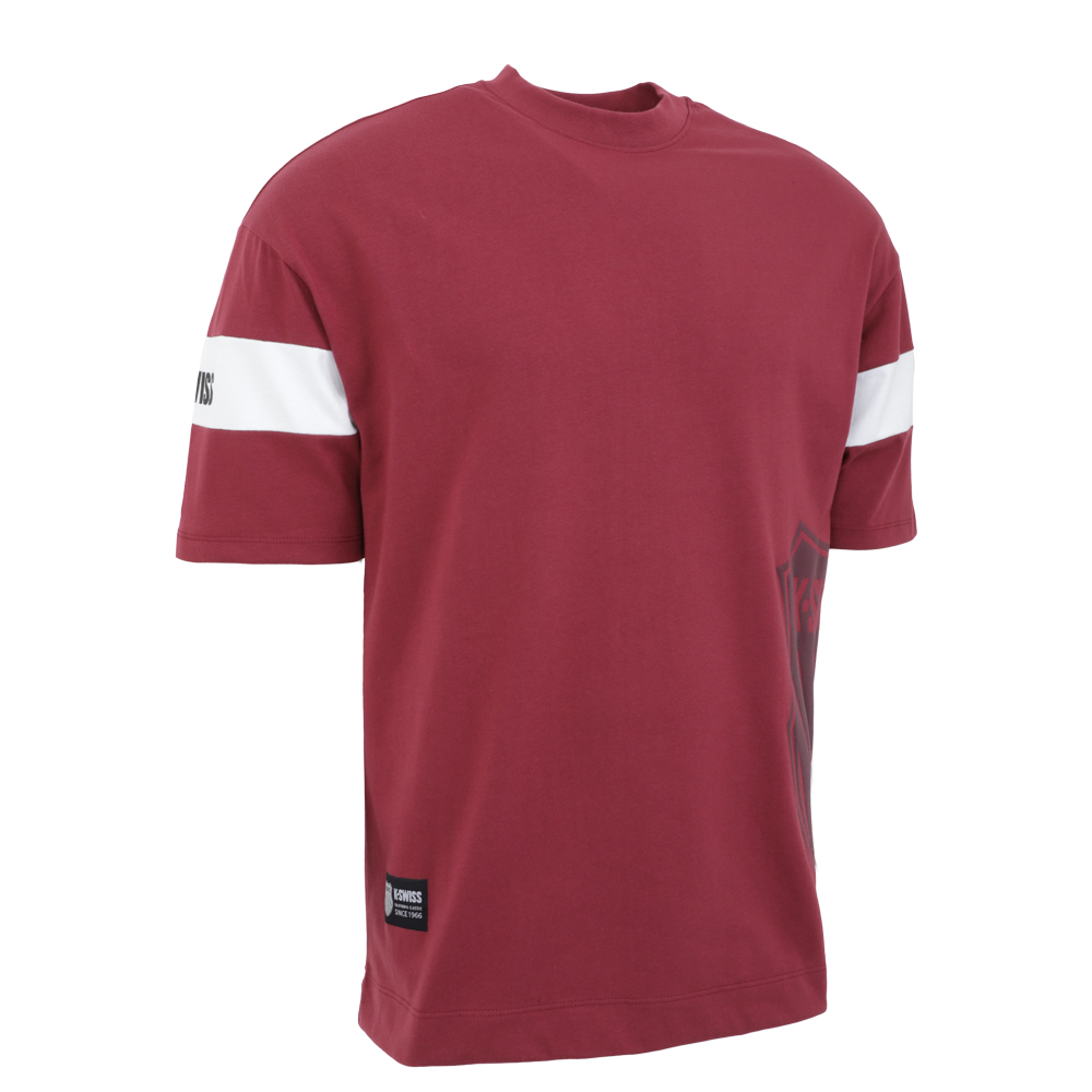 Foto 4 pulgar | Playera K-swiss Mts-19 Para Hombre Color Vino