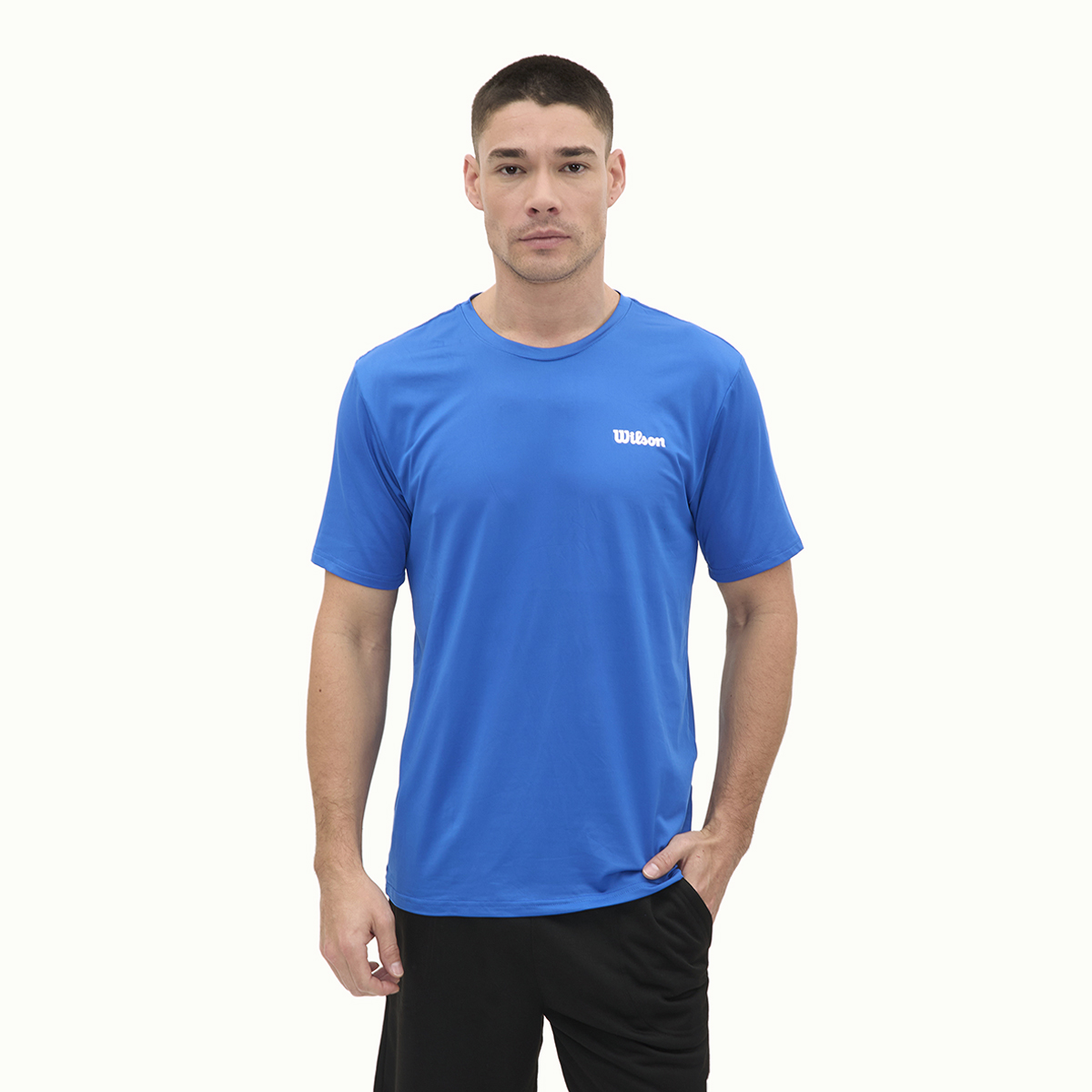 Foto 2 pulgar | Playera Wilson Ultra Ligera Cuello Redondo Para Hombre