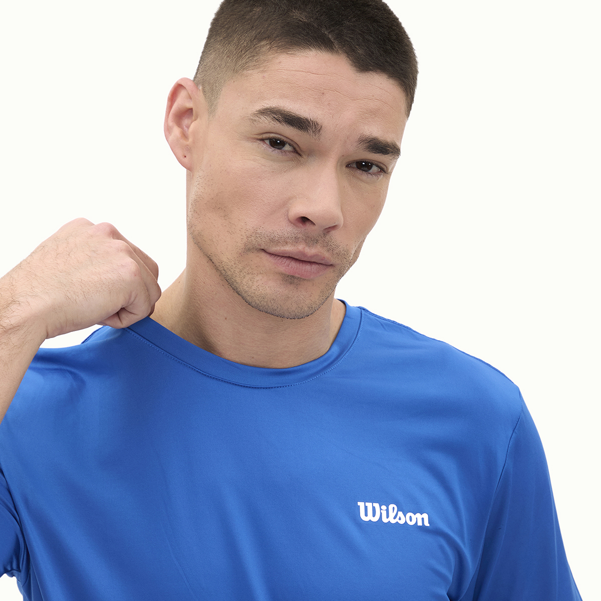 Foto 3 pulgar | Playera Wilson Ultra Ligera Cuello Redondo Para Hombre