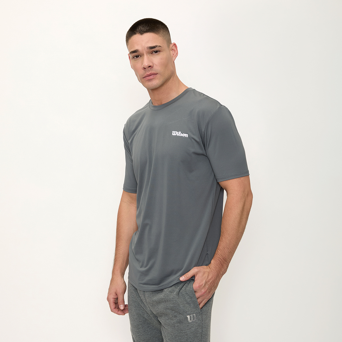 Foto 2 | Playera Wilson Ultra Ligera Cuello Redondo Para Hombre