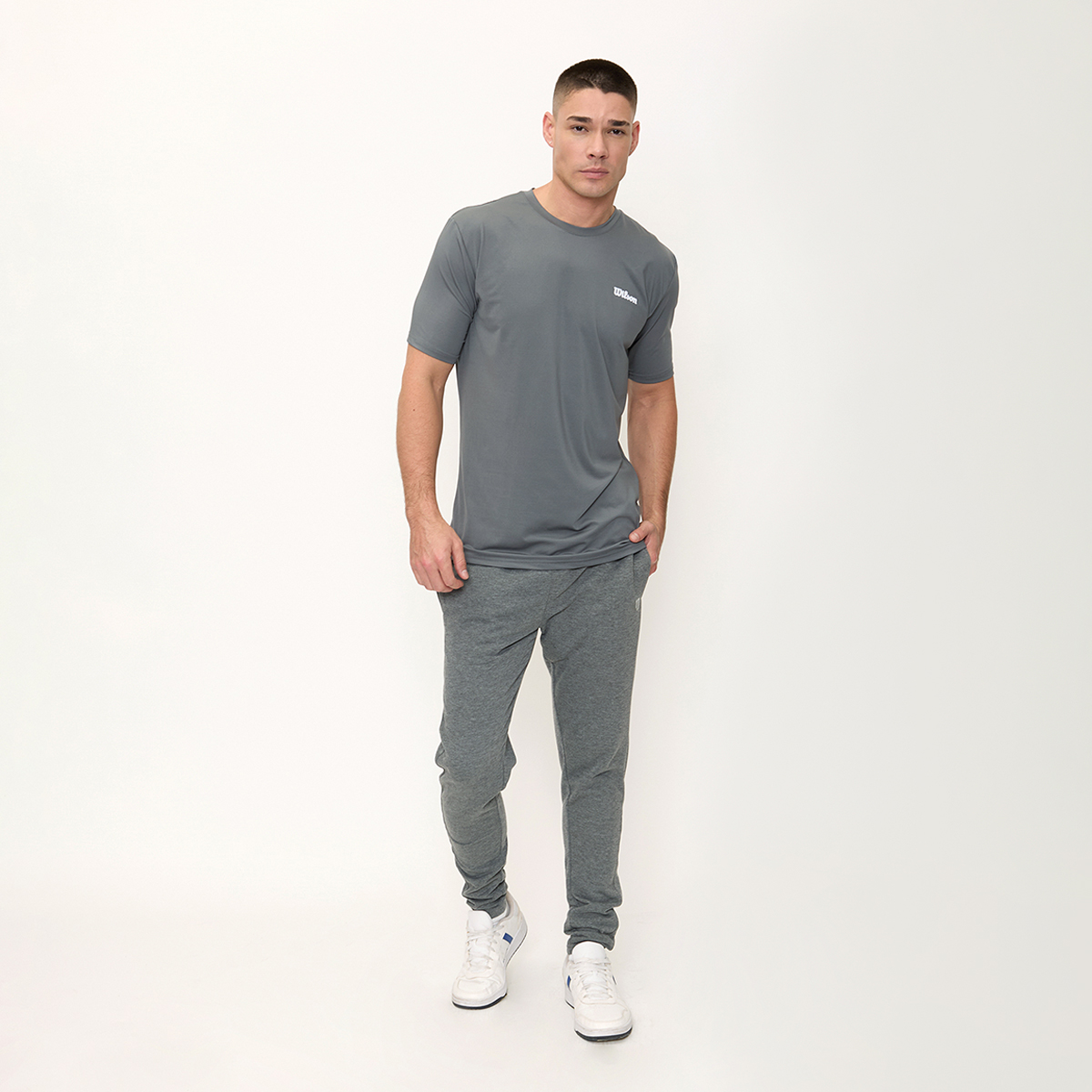Foto 6 pulgar | Playera Wilson Ultra Ligera Cuello Redondo Para Hombre