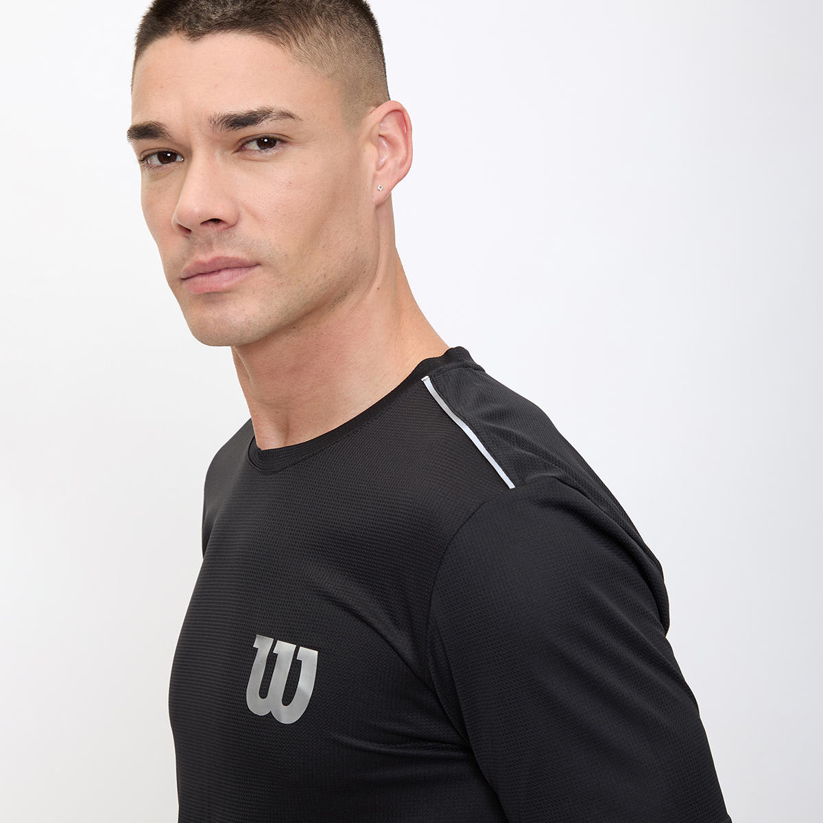Foto 5 pulgar | Playera Wilson Cuello Redondo Ventilada Para Hombre