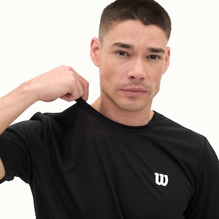 Foto 2 | Playera Wilson Polyspun Cuello Redondo Lisa Para Hombre