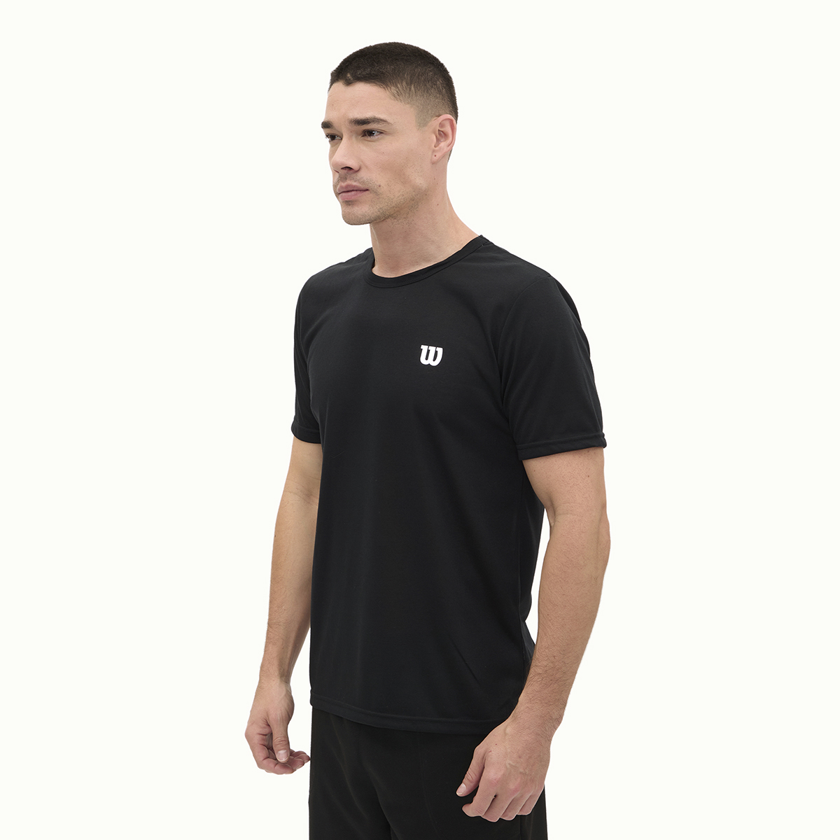 Foto 4 pulgar | Playera Wilson Polyspun Cuello Redondo Lisa Para Hombre