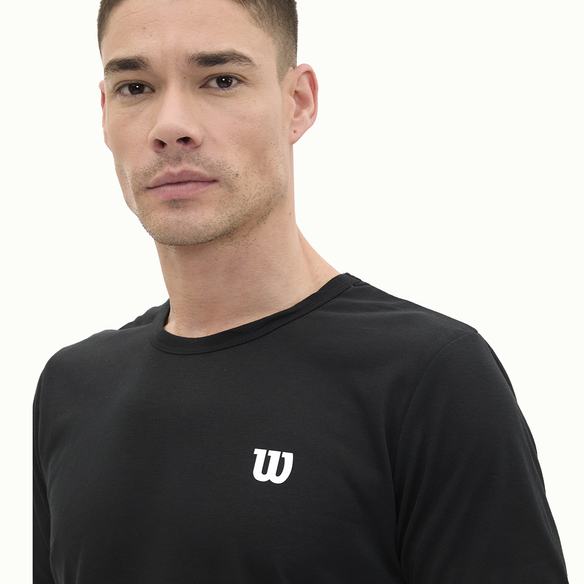 Foto 5 pulgar | Playera Wilson Polyspun Cuello Redondo Lisa Para Hombre