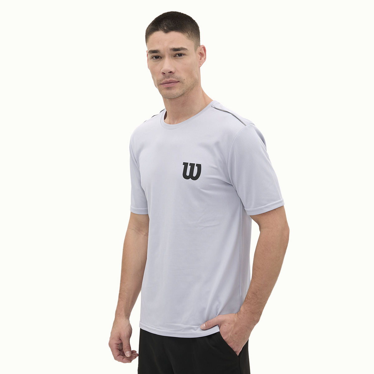 Foto 3 | Playera Wilson Cuello Redondo Ventilada Para Hombre