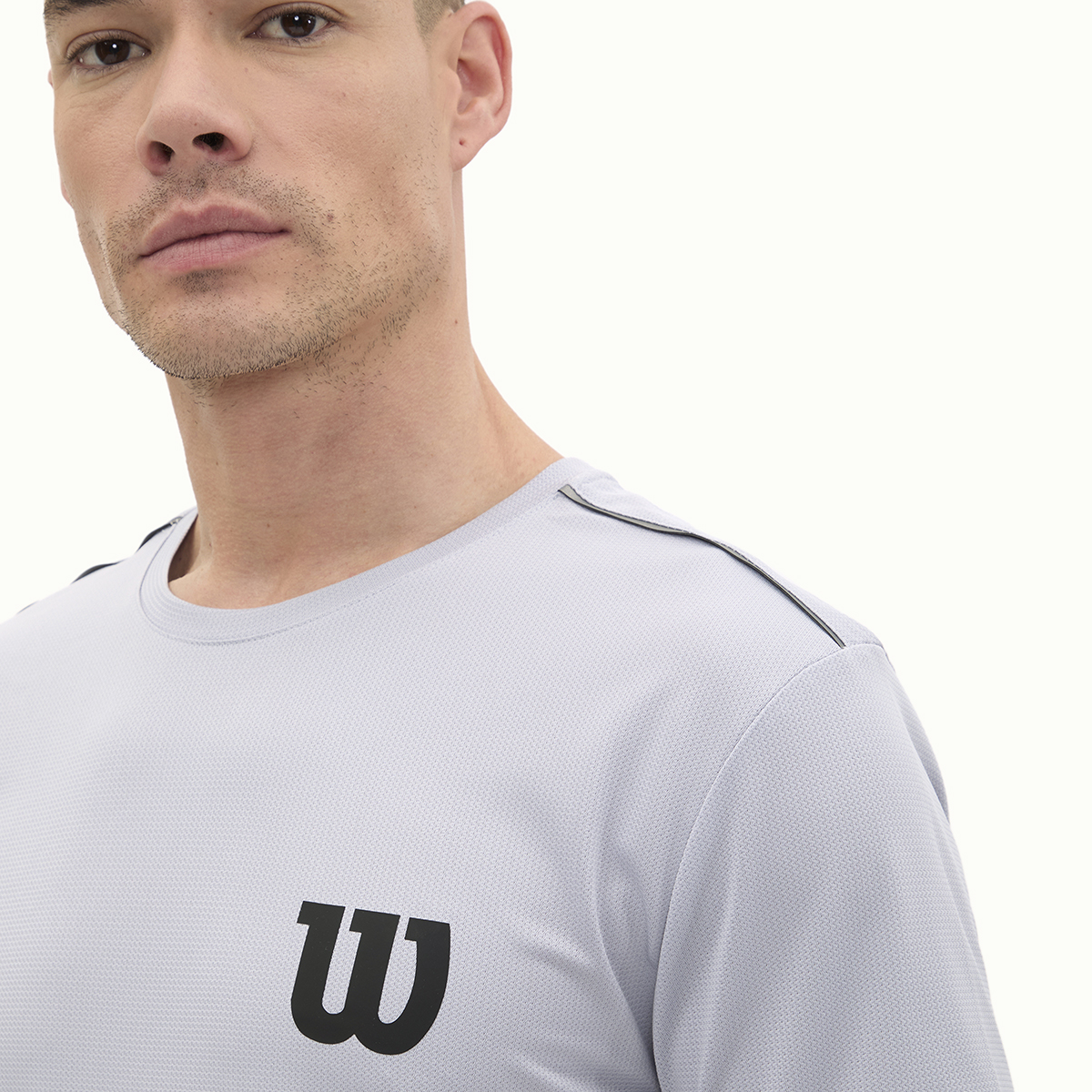 Foto 5 pulgar | Playera Wilson Cuello Redondo Ventilada Para Hombre