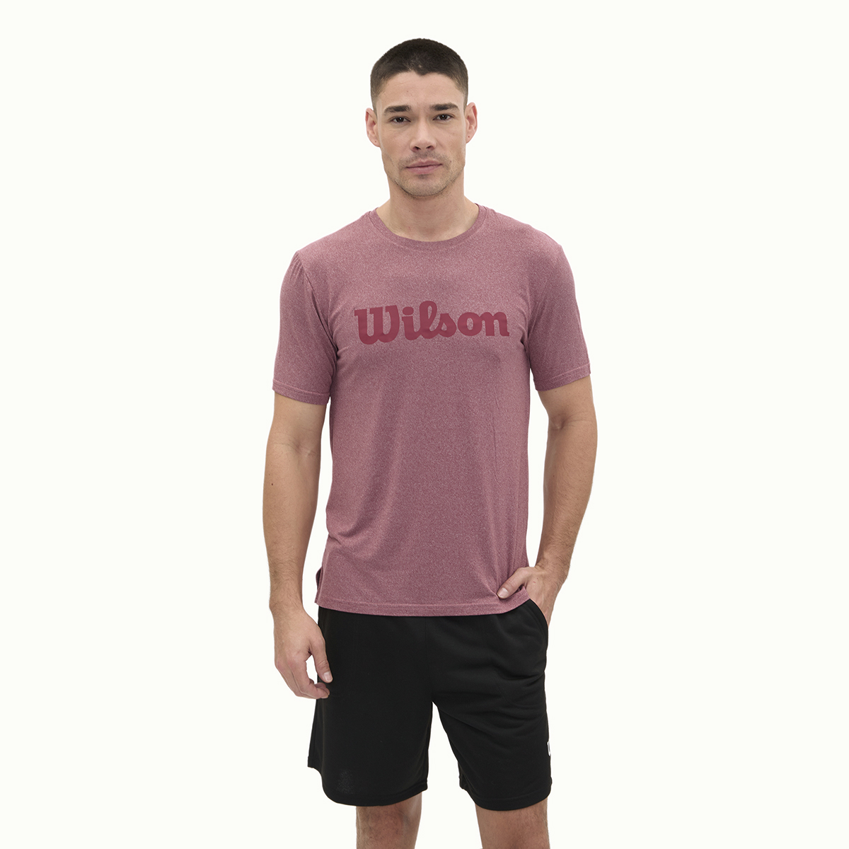 Foto 2 pulgar | Playera Wilson Cuello Redondo Estampada Para Hombre