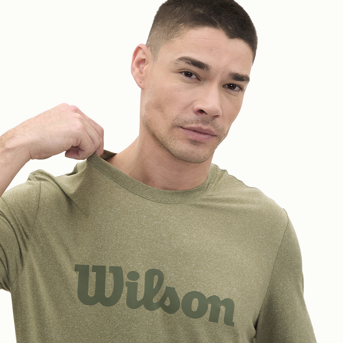 Foto 6 pulgar | Playera Wilson Cuello Redondo Estampada Para Hombre