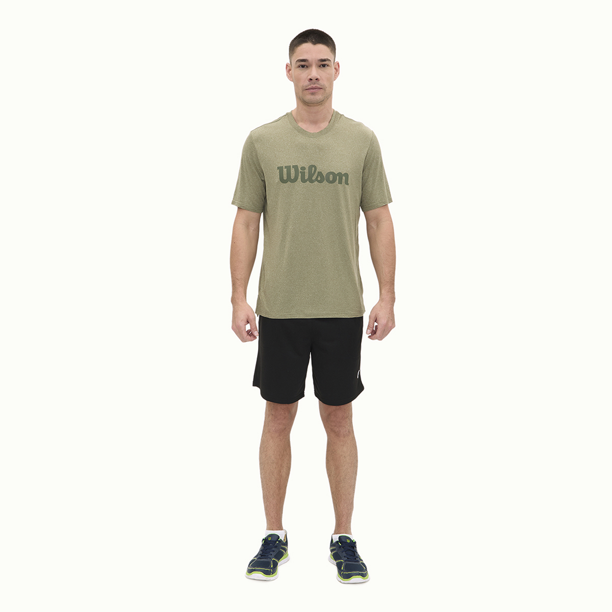 Foto 7 pulgar | Playera Wilson Cuello Redondo Estampada Para Hombre