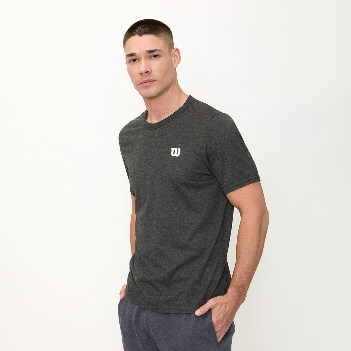 Playera Wilson Polyspun Cuello Redondo Lisa Para Hombre