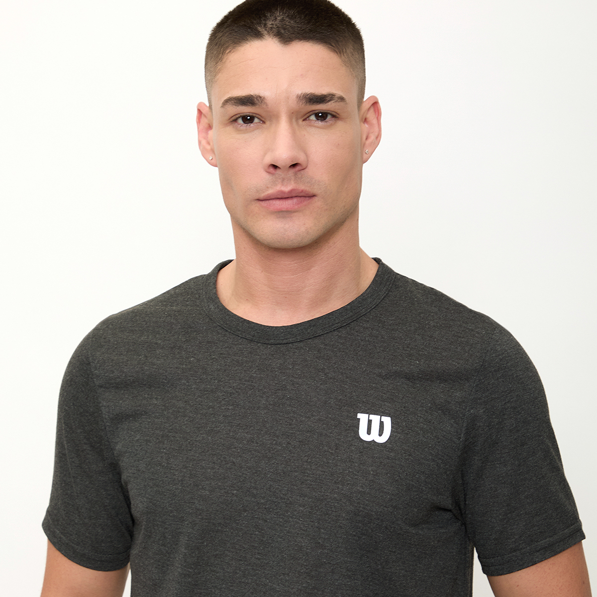 Foto 4 pulgar | Playera Wilson Polyspun Cuello Redondo Lisa Para Hombre
