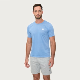 Foto 1 | Playera Wilson Polyspun Cuello Redondo Lisa Para Hombre