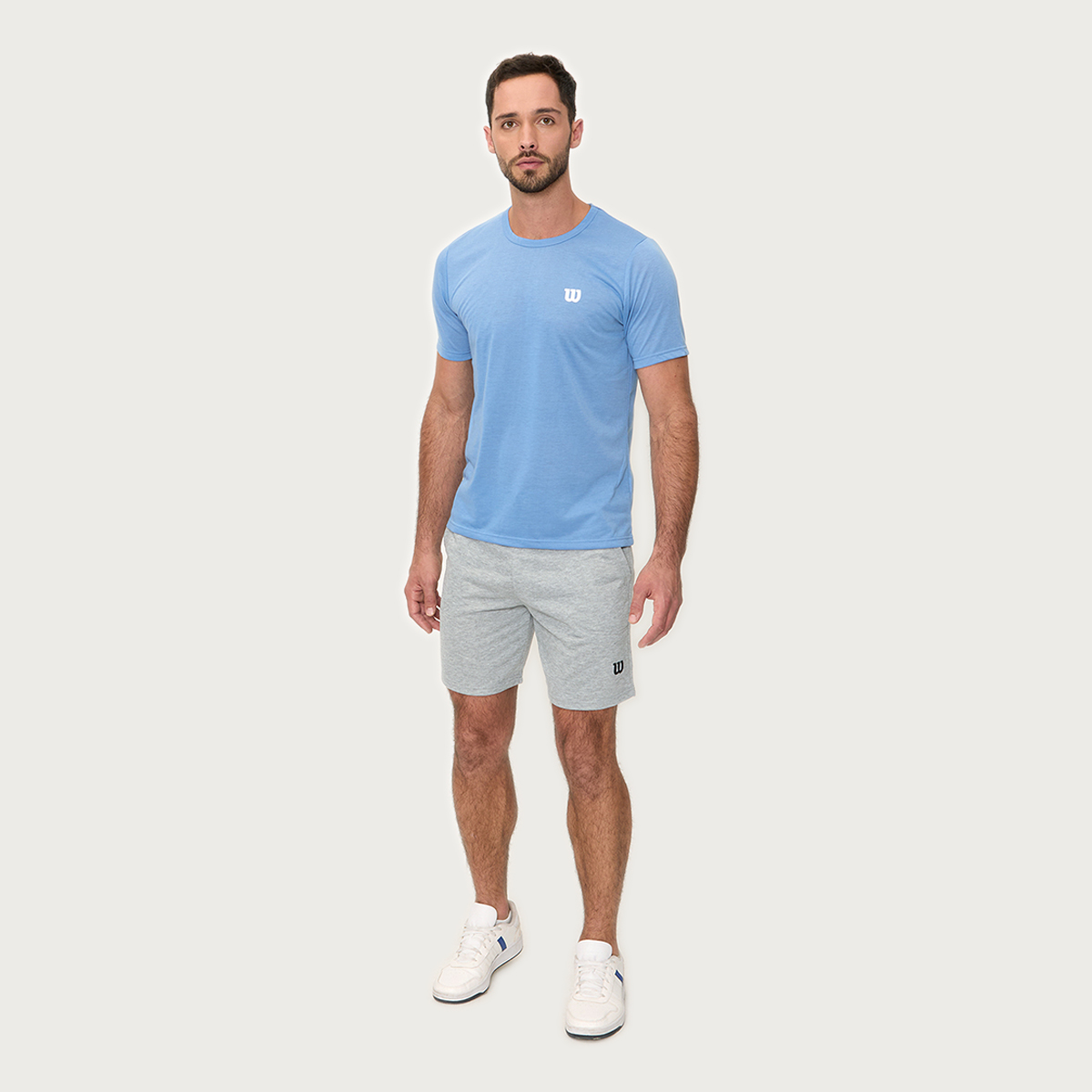 Foto 6 pulgar | Playera Wilson Polyspun Cuello Redondo Lisa Para Hombre