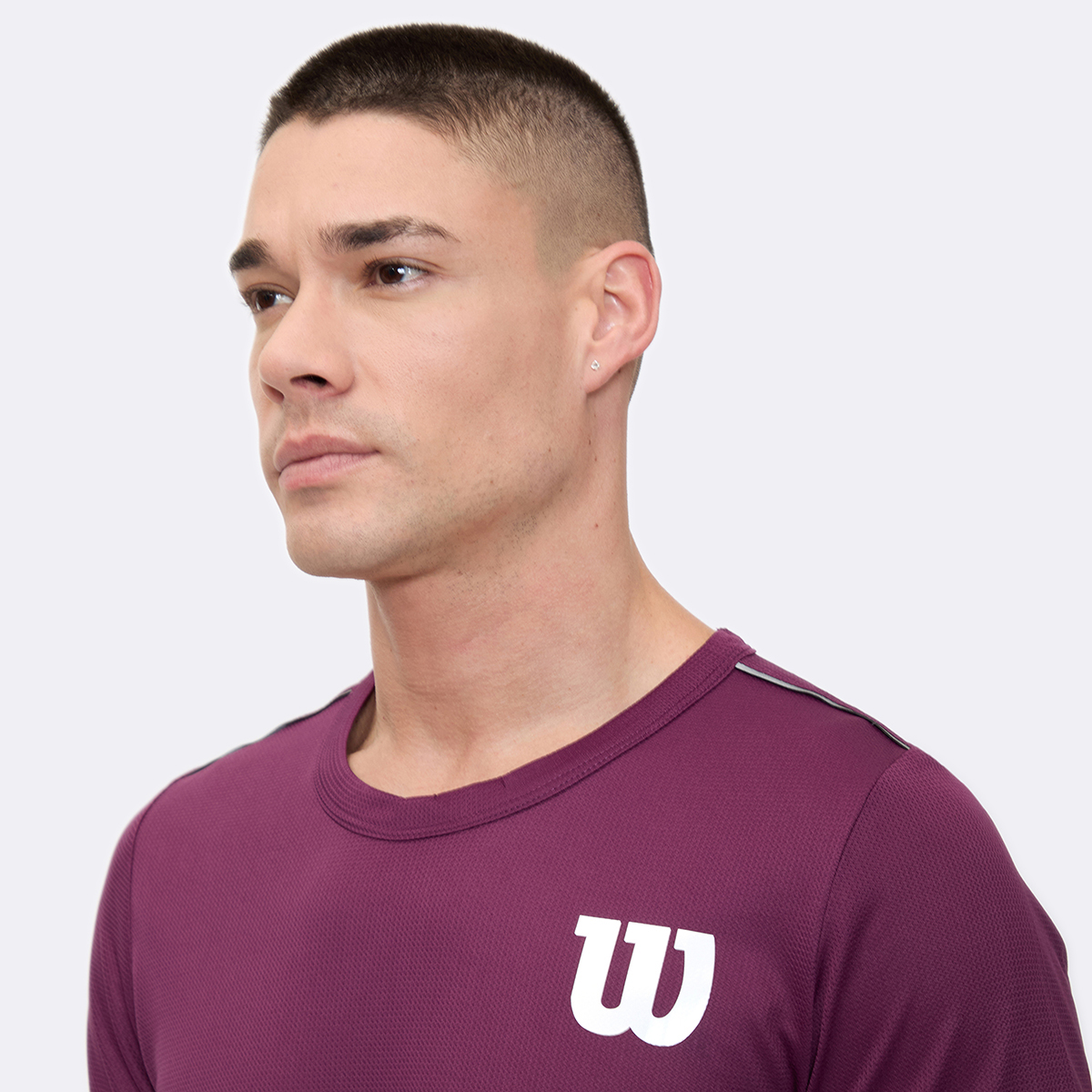 Foto 2 | Playera Wilson Cuello Redondo Ventilada Para Hombre