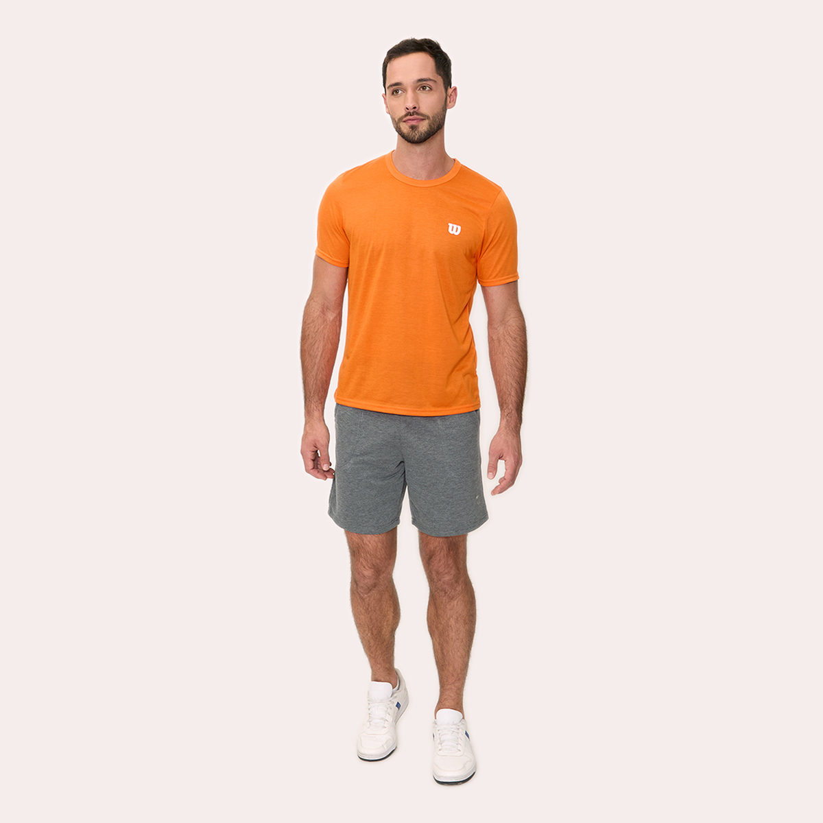 Foto 6 pulgar | Playera Wilson Polyspun Cuello Redondo Lisa Para Hombre