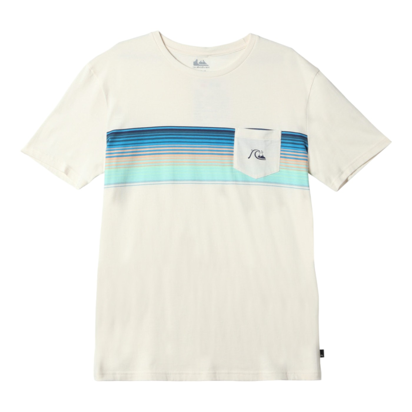 Foto 4 pulgar | Playera Quiksilver Swell color Blanco para Hombre