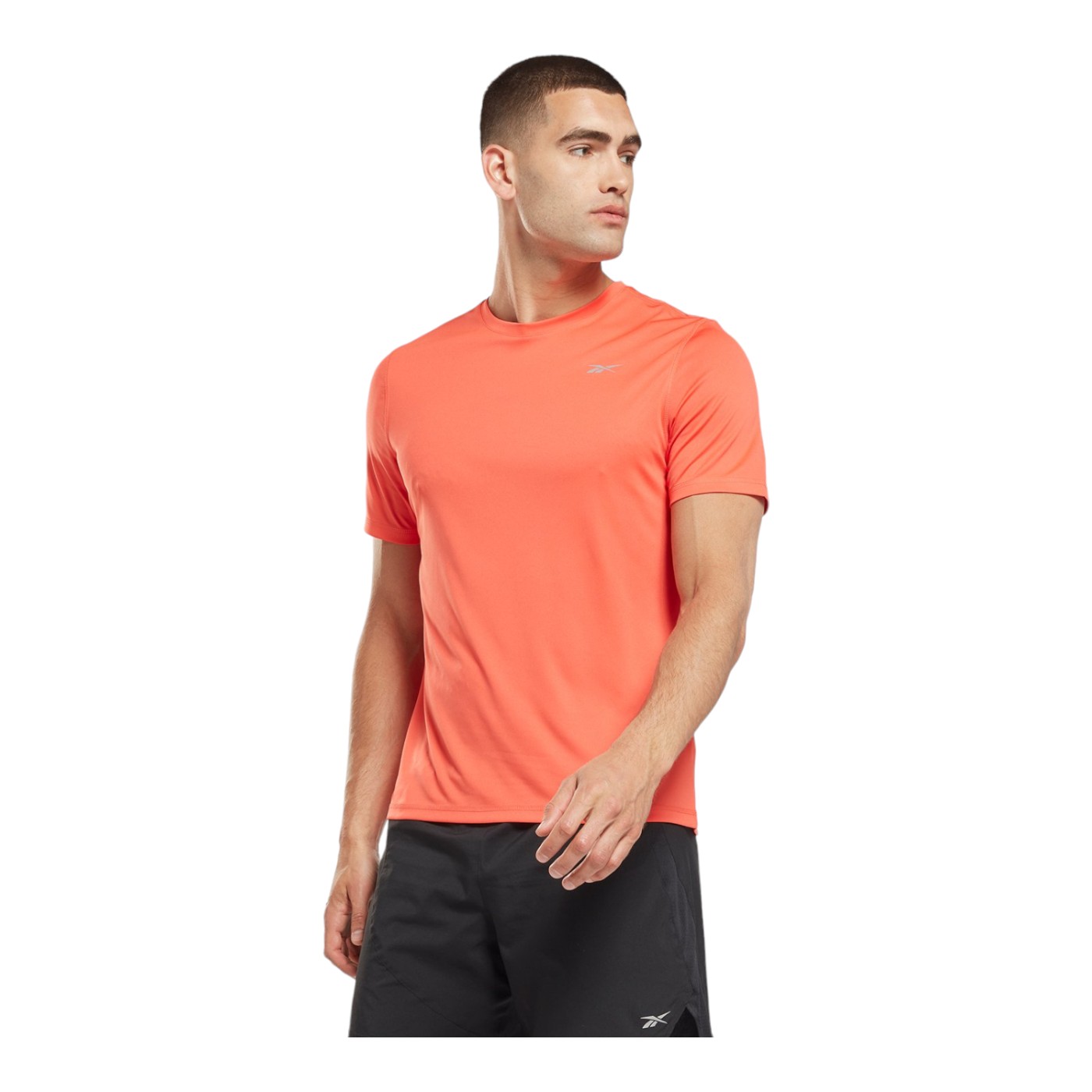 Foto 2 pulgar | Playera Reebok Basic Ss Tee Naranja Unisex